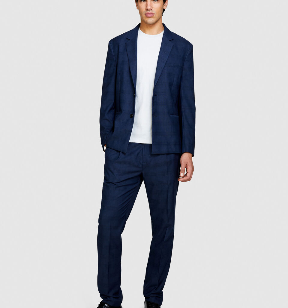 Single-breasted blazer - men's blazers - Dark Blue | Sisley image number 1